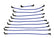 Ford Racing 9mm Spark Plug Wire Sets - Blue