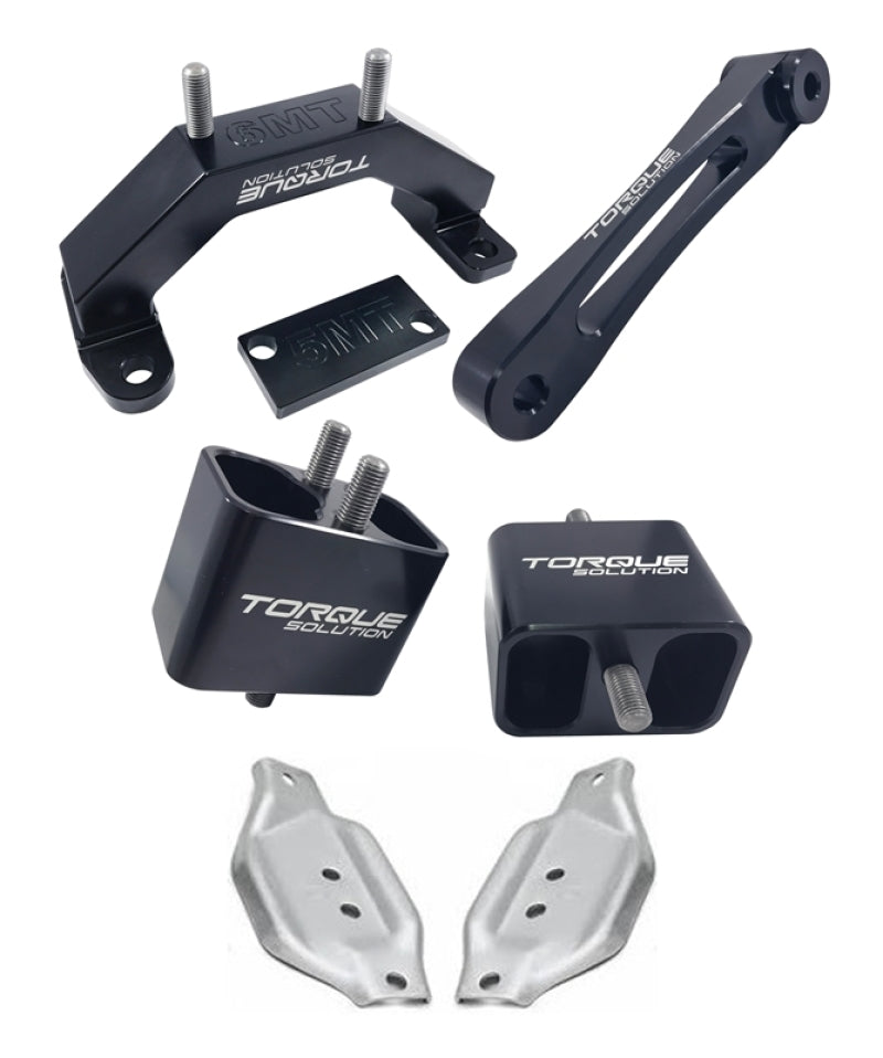 Torque Solution Engine & Transmission Mount Kit w/ Mount Plates 02-14 Subaru WRX / 04+ Subaru STI