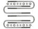 ICON 2011+ Ford F-250/F-350 Rear 12in U-Bolt Kit