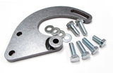 Borgeson Power steering pump bracket. Natural steel. Fits SBC with long water pump. 802402