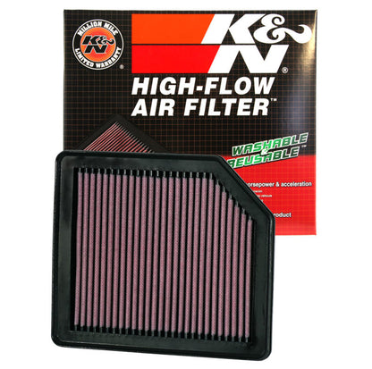 K&N Drop-In Air Filter | 2005-2014 Honda Stream, Civic & Crossroad & more | 33-2342
