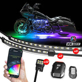XK Glow XKmax RGBW 20pc addressable Motorcycle Underglow Light Kit