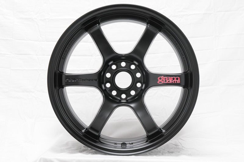 Gram Lights 57DR 19x10.5 +35 5-114.3 Semi Gloss Black Wheel