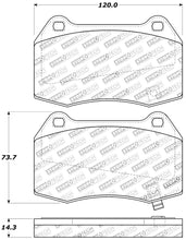 Load image into Gallery viewer, StopTech Performance 02-07 350z/G35 w/ Brembo Front Brake Pads