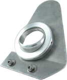 Borgeson Steering Column Floor Mount; 55-57 Chevy; 2in. Column; Machine Finish Aluminum 909011