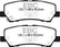 EBC 2015+ Ford Mustang 5.0L (w/Performance Package) Bluestuff Rear Brake Pads