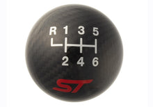 Load image into Gallery viewer, Ford Racing 13-17 Focus ST Black Carbon Fiber 6 Speed Shift Knob