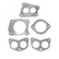 BLOX Racing MLS Exhaust Gasket Set - 6 Layers - 2015+ Subaru WRX FA20