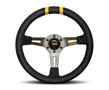 Load image into Gallery viewer, Momo MODDRIFT Steering Wheel 330 mm -  Black Suede/Anth Spokes/2 Stripes