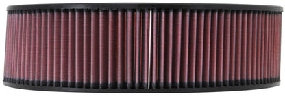 K&N Drop-In Air Filter | Round, 12in Flange, 4in Tall | E-3730