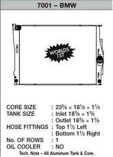 CSF Cooling - Racing & High Performance Division E9X 325i / 330i / 328i / E8X 128i / 09-10 BMW E89 Z4 All-Aluminum Radiator 7001