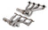 Long Tube Headers Stainless Steel 1968-1972 GM A-Body LS-Swap 1-7, 8 Inch X 3 Inch Long-Tube Headers 304 Stainless Steel Hooker BlackHeart