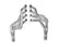 LS Swap Long Tube Headers Ceramic Coated 1973-1974 GM C-10, 20 2WD Trucks, Full-Length LS-Swap, 1-7, 8 Inch, Collector Size 3 Inch, Use With Standard Engine Mounts. Hooker BlackHeart