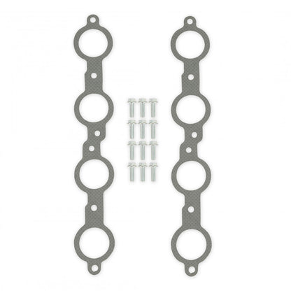 Long Tube Headers Ceramic Coated GM 1St Gen F & X-Body W, LS Motor Tube Size 1 7, 8 Collector Size 3 Inch Port Shape: Round Hooker BlackHeart