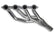 Mid-Length Headers Ceramic Coated GM LS 1St Gen (Camaro, Firebird) Mid Length Headers 1-3, 4, Collector Size 2-1, 2, Port Shape Round Hooker BlackHeart