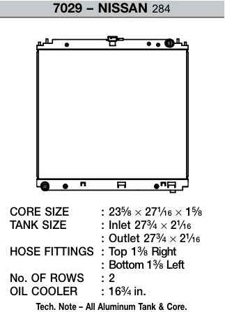 CSF Cooling - Racing & High Performance Division 05-10 Nissan Frontier / 05-10 Pathfinder / 05-10 Xterra All-Aluminum Radiator 7029