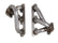 Shorty Headers 2007-2011 Jeep Wrangler Jk V6, 3.8L 1-1, 2 Stainless Steel Shorty Headers Natural Finish Hooker BlackHeart