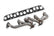Shorty Headers Fits 2000-2006 Jeep Wrangler Tj L6, 2000-2001 Cherokee, 1999-2004 Grand Cherokee With 4.0L, 1-1, 2 Stainless Steel Shorty Header Natural Finish Hooker BlackHeart