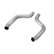 Axle-Back Exhaust System Fits 2005-2008 C6 Corvette, 304 Stainless Steel Axle-Back, 3-Inch Exhaust W, Dual Mode (Npp) Muffler Hooker BlackHeart