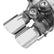 Axle-Back Exhaust System Fits 2005-2008 C6 Corvette, 304 Stainless Steel Axle-Back, 3-Inch Exhaust W, Dual Mode (Npp) Muffler Hooker BlackHeart