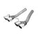 Axle-Back Exhaust System 2005-2008 C6 Corvette Axle-Back 3 Inch Exhaust System Without Mufflers, 304 Ss Hooker BlackHeart