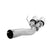 Axle-Back Exhaust System 2009-2013 C6 Corvette Axle-Back 3 Inch Exhaust System Without Mufflers, 304 Ss Hooker BlackHeart