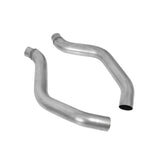 Axle-Back Exhaust System 2009-2013 C6 Corvette Axle-Back 3 Inch Exhaust System Without Mufflers, 304 Ss Hooker BlackHeart