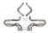 Axle-Back Exhaust System 1997-2004 C5 Corvette 5.7L 304 Stainless Steel 3 Inch Axle-Back Exhaust System With Mufflers Hooker BlackHeart