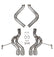 Axle-Back Exhaust System 1997-2004 C5 Corvette 5.7L 304 Stainless Steel 3 Inch Axle-Back Exhaust System Without Mufflers Hooker BlackHeart