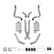 LS, Lt Swap Header-Back Exhaust 1967-1969 Camaro, Firebird Exhaust System 3 Inch, Natural Finish 304 Stainless Steel Aggressive To Moderate Sound Hooker BlackHeart