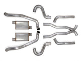 Exhaust System 1968-1972 GM A-Body 2-Door 3 Inch 304 Stainless Steel Exhaust System Excluding El Camino Aggressive To Moderate Sound Hooker BlackHeart