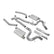 LS Swap Exhaust System 1978-1987 GM G-Body 3-Inch Dual Stainless Steel Natural Finish Fits All Except El Caminos W, 118-Inch Wheelbase Aggressive To Moderate Sound Hooker BlackHeart