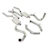 LS Swap Header-Back Exhaust Stainless Steel 1970-1974 Camaro, Firebird, 3 Inch, Natural Finish Hooker BlackHeart
