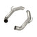 LS Swap Header-Back Exhaust Stainless Steel 1970-1974 Camaro, Firebird, 3 Inch, Natural Finish Hooker BlackHeart