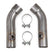 Adapter Kit 1967-1969 F-Body LS Swap 2.5 Inch Exhaust Adapter Kit For Mid-Length Headers Hooker BlackHeart