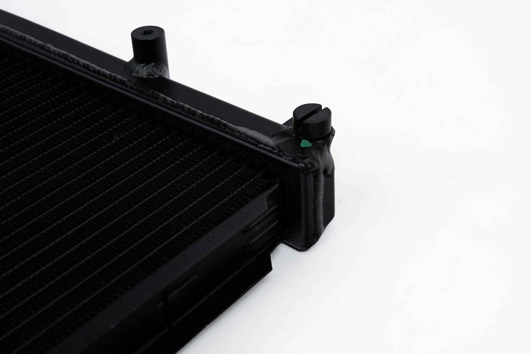 CSF Cooling - Racing & High Performance Division 08-14 Subaru WRX / STI / 15-21 WRX 1-Row 31mm High-Performance Radiator - Black 7094B