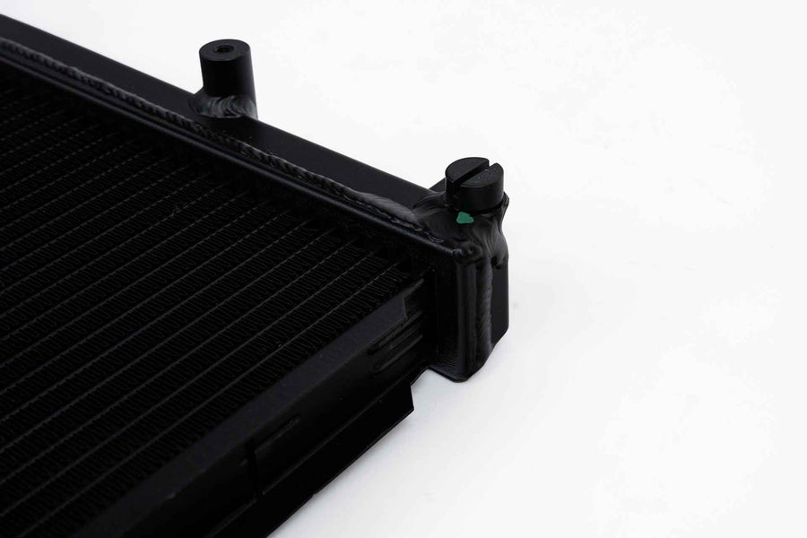 CSF Cooling - Racing & High Performance Division 08-14 Subaru WRX / STI / 15-21 WRX 1-Row 31mm High-Performance Radiator - Black 7094B
