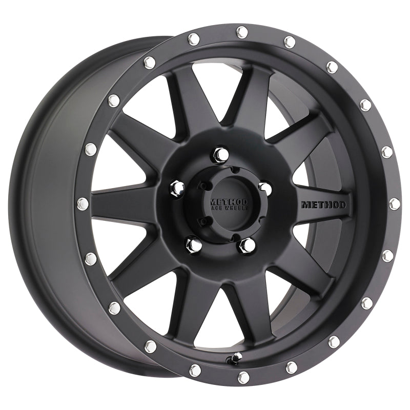 Method MR301 The Standard 15x7 -6mm Offset 5x5.5 108mm CB Matte Black Wheel