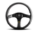 Momo Tuner Steering Wheel 350 mm - Black Leather/Red Stitch/Black Spokes