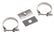 Oxygen Sensor O2 Bung 2.5 Inch Clamp-On Style Hooker BlackHeart