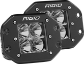 Rigid Industries Dually - Flush Mount - Flood - Set of 2
