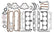 Standard Engine Overhaul Gasket Kit Fits 1971-1981 Chrysler 360 Mr Gasket