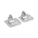 Engine Mount Brackets 1968-1972 A-Body LS Swap Engine Mounting Bracket Kit- Forward Position Hooker BlackHeart
