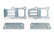 Engine Mount Brackets 1967-1969 Camaro, Firebird And 1968-1972 Nova, Ventura GM Lt-Swap Engine Mounting Brackets Hooker BlackHeart