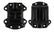 Heavy Duty LS Clamshell Engine Mounts 4Th Gen F-Body Style Fits Gen III, Iv LS Swap Mount Brackets And Polyurethane Mount Inserts Use 2 Per Vehicle Hooker BlackHeart