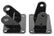 LS Engine Mount Brackets LS Swap Fits 1979-1993 Ford Mustang W, Aje K-Member Aje-Mu40Um Hooker BlackHeart