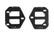 Engine Mount Brackets 1982-2004 GM S-10, Sonoma LS Swap Engine Mounting Brackets Hooker BlackHeart