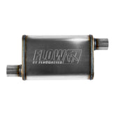 Flow Fx Muffler Flow Fx Muffler 2.25 Offset In/ 2.25 Offset Out Moderate Sound Stainless Steel Flowmaster