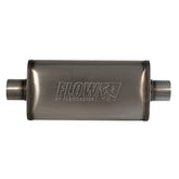 Flow Fx Muffler Flow Fx Muffler 3.00 Center In/3.00 Center Out Straight Through Performance Moderate Sound Stainless Steel Flowmaster