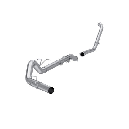 MBRP 03-07 Ford F-250/350 6.0L EC/CC Turbo Back Single Side (Stock Cat) - no Muffler | S6206PLM
